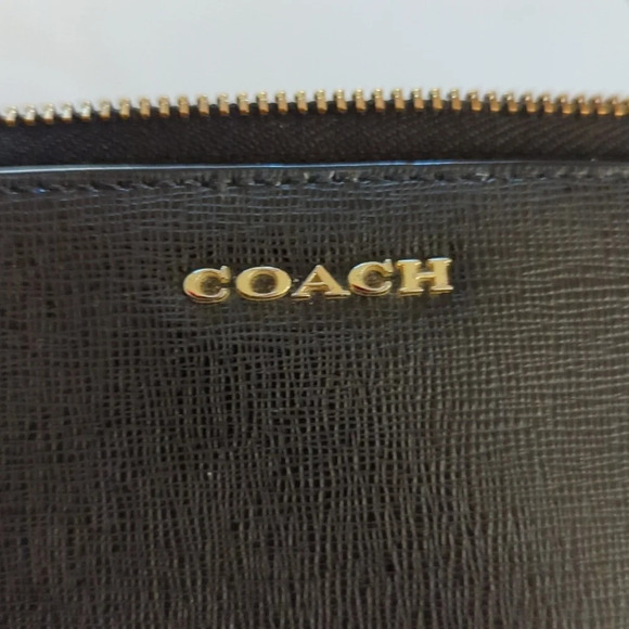 Coach Black Leather Casual Basic Crossbody Bag - Picture 10 of 10